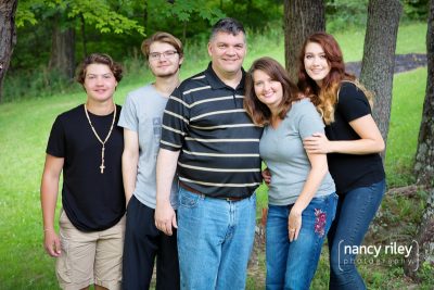 Family portraits at Sharon Woods