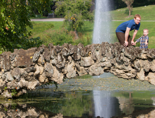 Family portraits at Spring Grove Cemetery and Arboretum