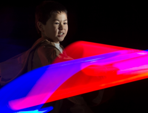 Lessons from lightsabers: how slow can you drag the shutter?