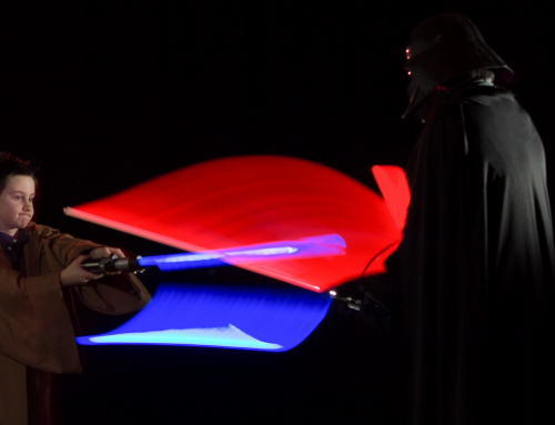 Lightsabers in the dark