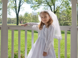 First communion portrait gazebo