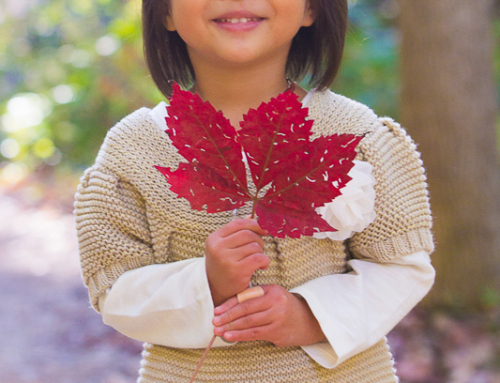 Fall portrait of girl