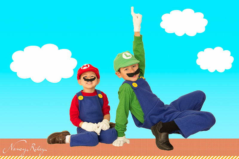 Mario and Luigi collage