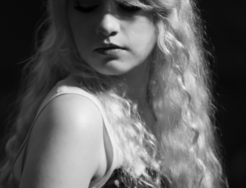 Senior with shadowed face