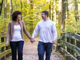 Couple on Bridge