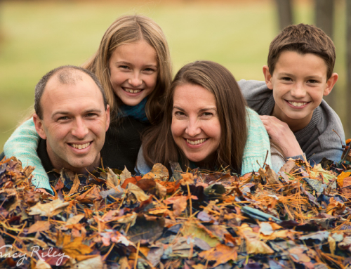 Family portraits at home