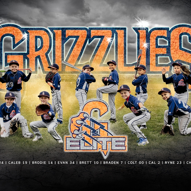 Baseball team banner