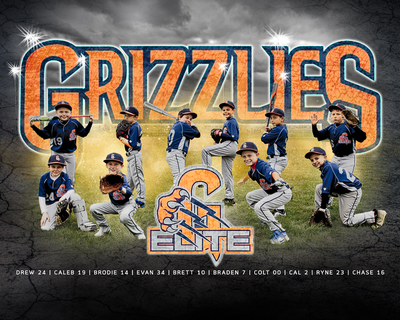Baseball team banner