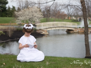 First Communion girl