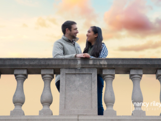 Ault Park Engagement Photo