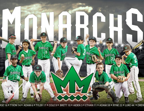 Mason Monarchs baseball team banner