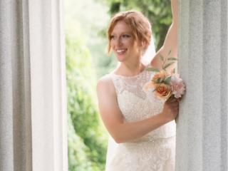 Wedding portraits at Spring Grove