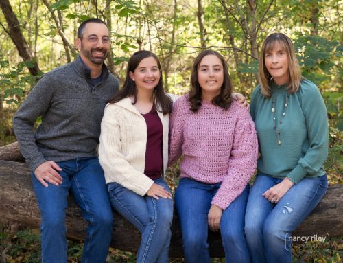 James and Angie’s family in Sharon Woods Park