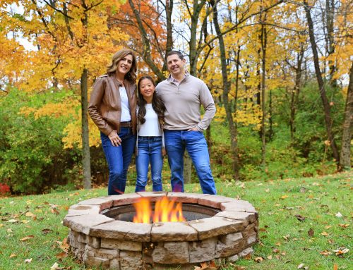 Karen and Brian’s family session at home