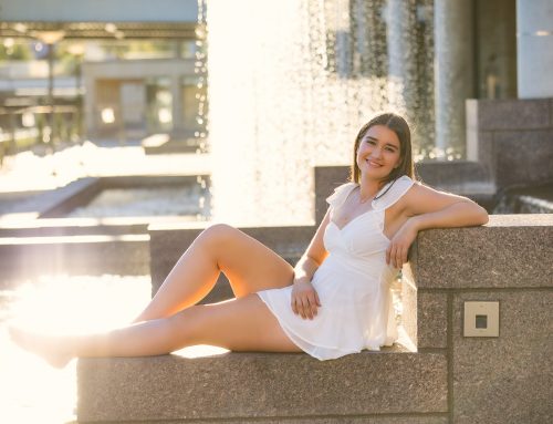 Catherine’s senior session in downtown Cincinnati