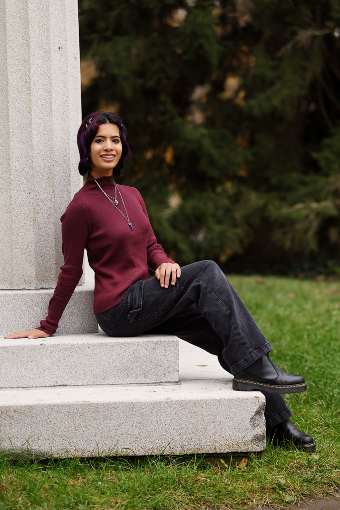 Senior session at Spring Grove Cemetery Senior session at Spring Grove Cemetery