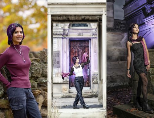 Priya’s senior session at Spring Grove Cemetery