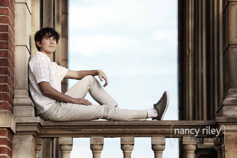 Senior portrait at the Cincinnati Observatory Senior portrait at the Cincinnati Observatory