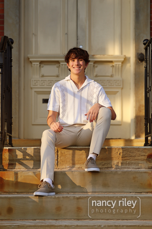 Senior portrait at the Cincinnati Observatory Senior portrait at the Cincinnati Observatory
