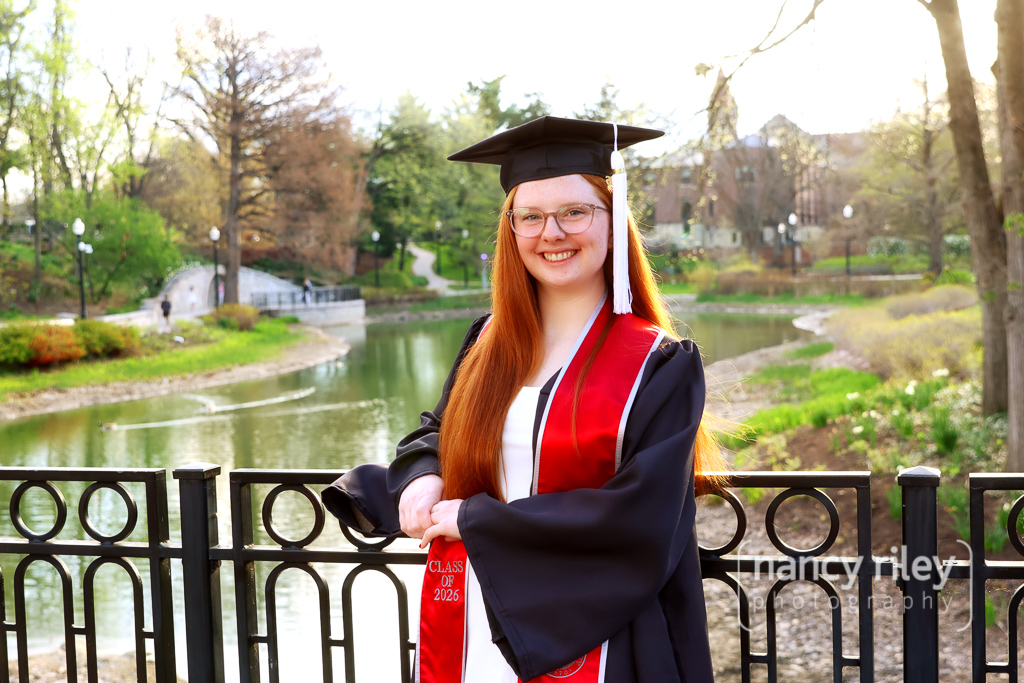 Cap and gown graduation session at Ohio State Cap and gown graduation session at Ohio State