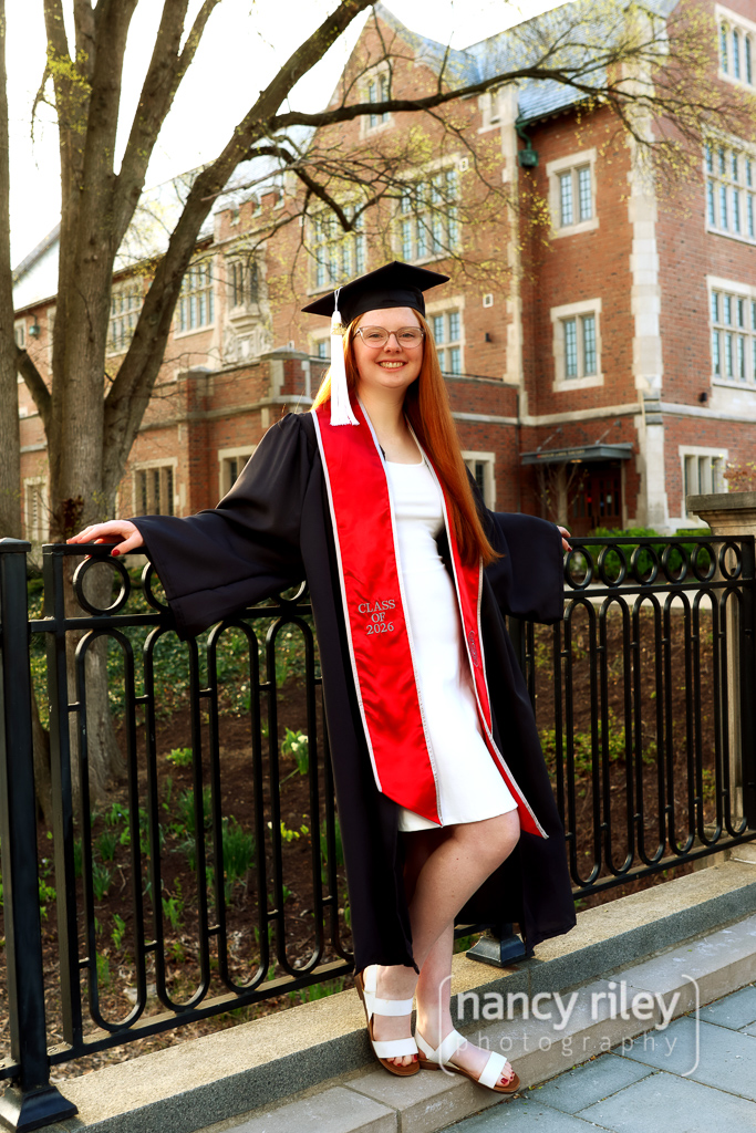 Cap and gown graduation session at Ohio State Cap and gown graduation session at Ohio State