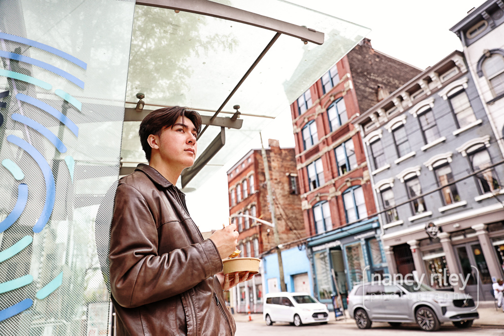 Senior session at Findlay Market Senior session at Findlay Market