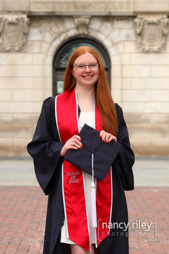 Cap and gown graduation session at Ohio State Cap and gown graduation session at Ohio State