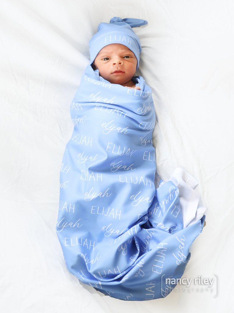 Newborn swaddled Newborn swaddled