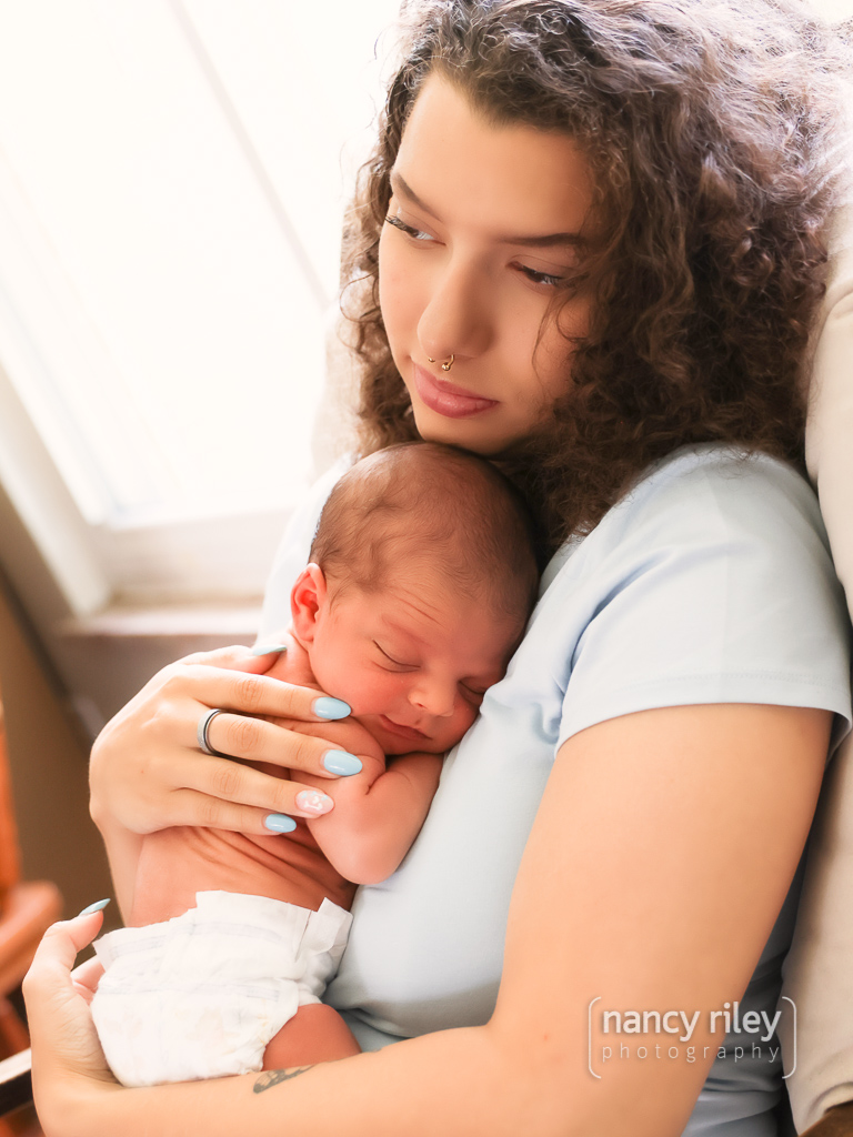 Newborn with mother Newborn with mother