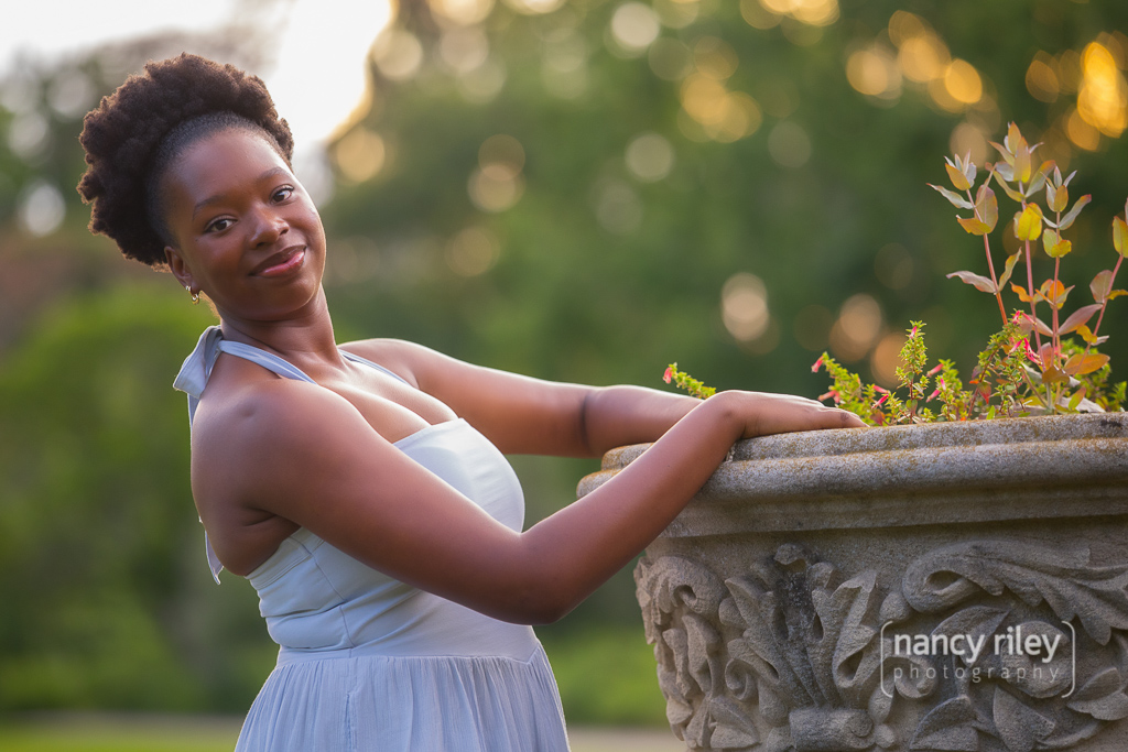 Senior portrait garden Senior portrait garden