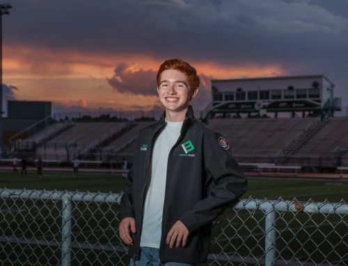 Landon’s senior session at Pine Hill Lakes Park and MHS Stadium