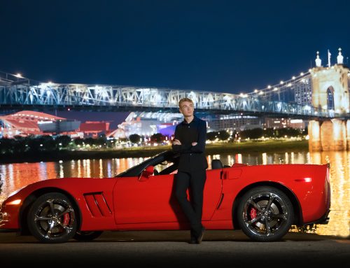 Eiven’s senior session in downtown Cincinnati