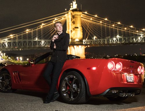 Eiven’s senior session in downtown Cincinnati