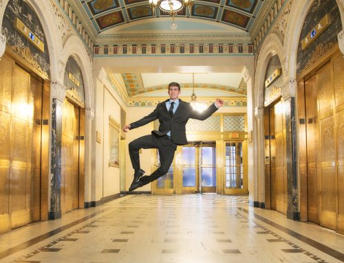 Garrett’s senior session in downtown Cincinnati