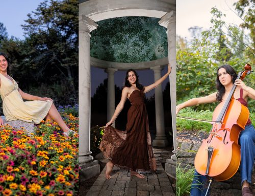 Sophie’s senior session at Glenwood Gardens
